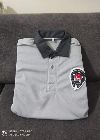 Gri Polo Yaka Erkek Tişört - Görsel 2