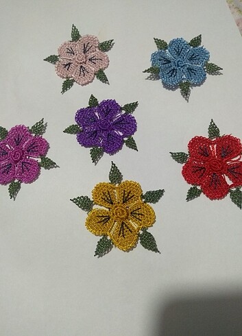  Beden İğne oyası motif