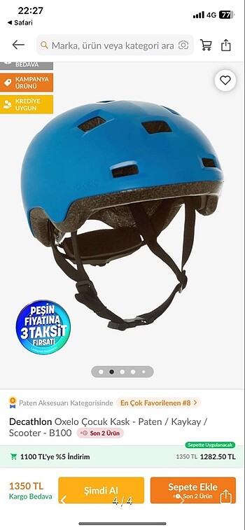 çocuk kask - Görsel 4