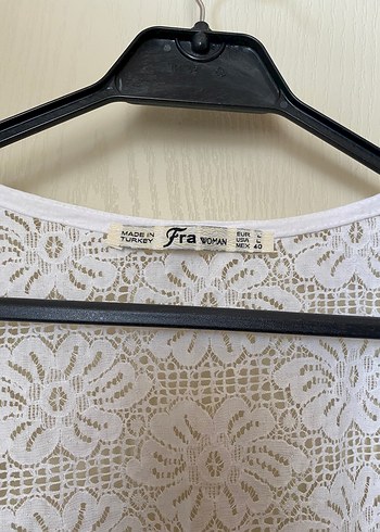 Dantel Detaylı Beyaz Bohem Midi Kimono - Görsel 3