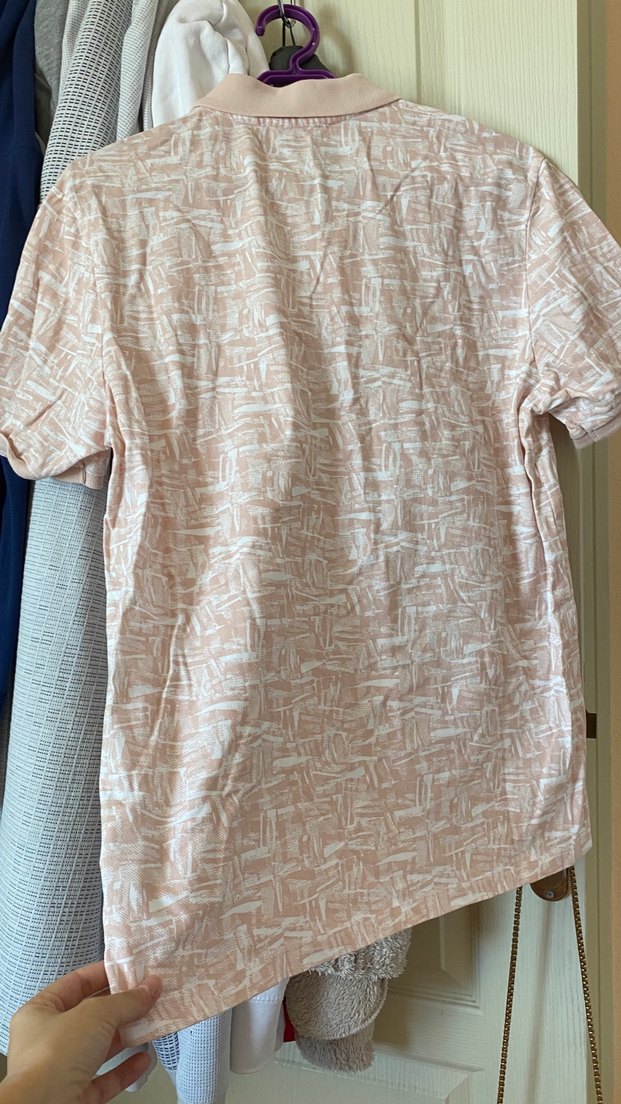 Bej Desenli Kısa Kollu Erkek Polo Tişört - Görsel 2