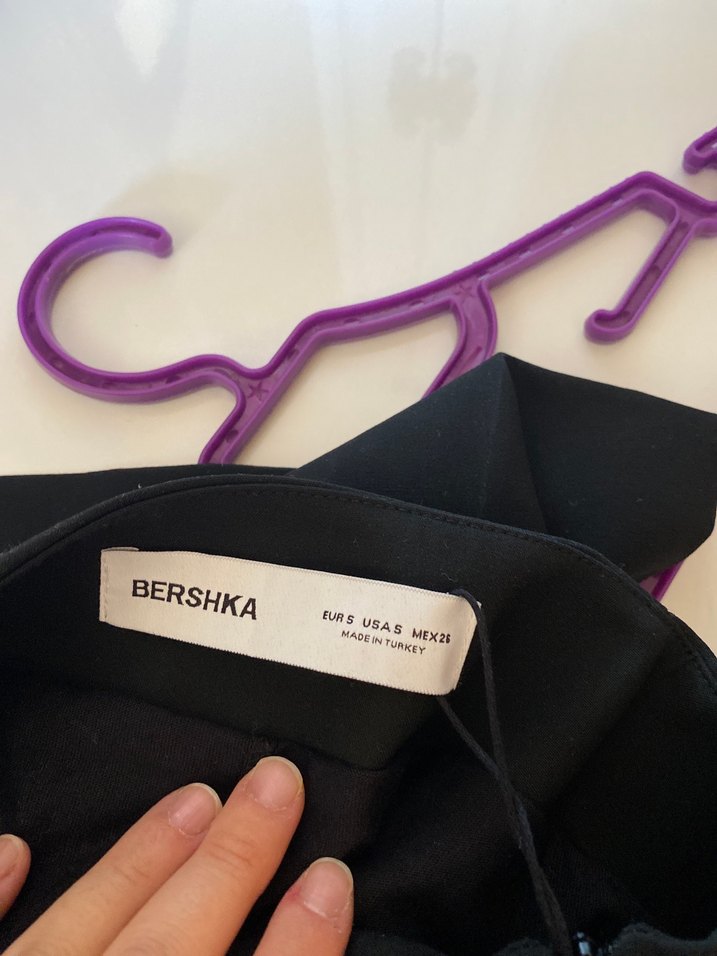 Piliseli Siyah Gotik Mini şort Etek - Görsel 4