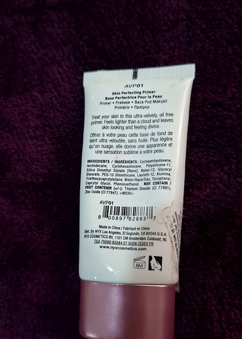 NYX Angel Veil Yağsız primer 30 ml - Görsel 2