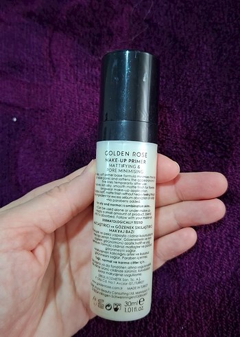Golden Rose Matlaştırıcı Makyaj Bazı - Görsel 2