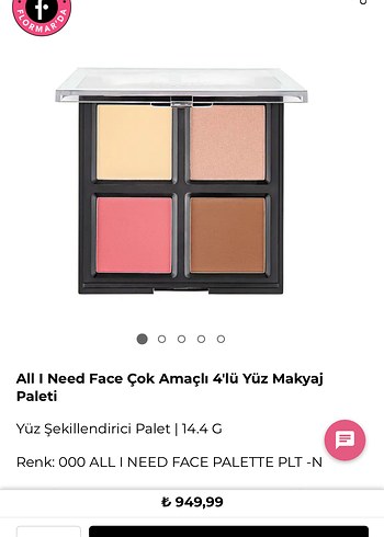 Flormar All I Need 4'lü Yüz Makyaj Paleti - Görsel 2