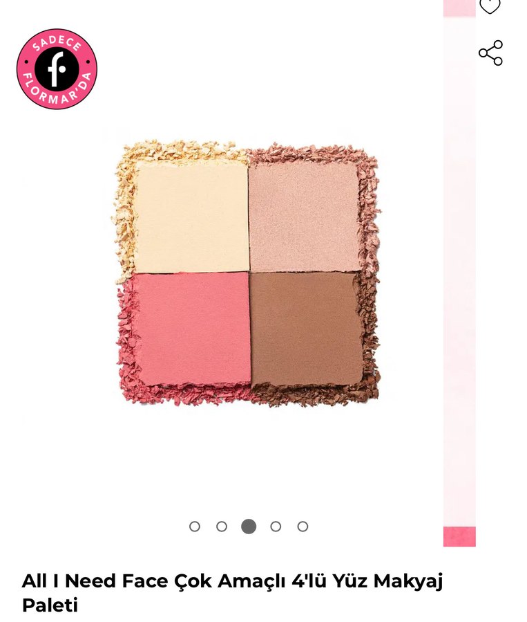 Flormar All I Need 4'lü Yüz Makyaj Paleti - Görsel 3