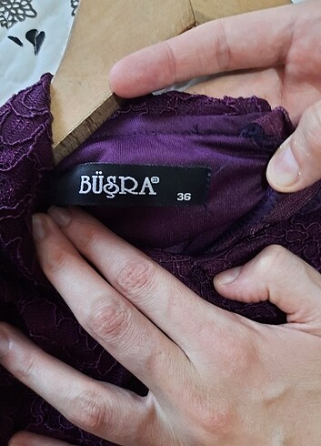 36 Beden Büşra marka tesettür abiye elbise 