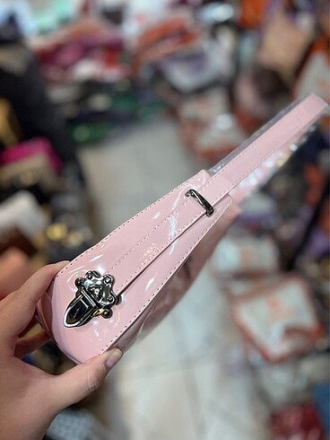 Sheinside Pudra pembe rugan çanta