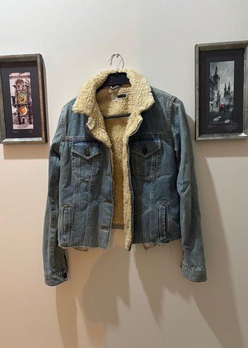 Kürklü Denim Ceket