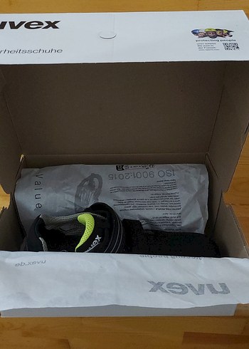 Uvex Gri ve Sarı sıfır 43 numara iş ayakkabısı - Görsel 2