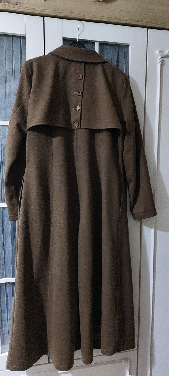 Düğmeli kaşe Kadın pardesü - Görsel 3