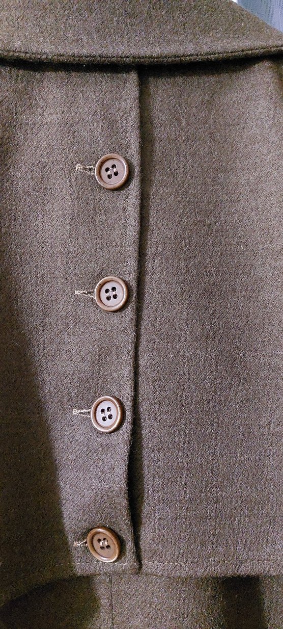 Düğmeli kaşe Kadın pardesü - Görsel 4