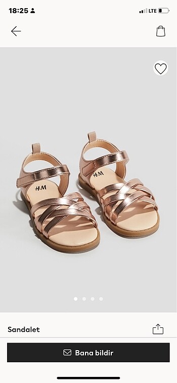 H&M sandalet 29 beden