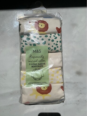 Marks&spencer 5'li body 0-1 ay