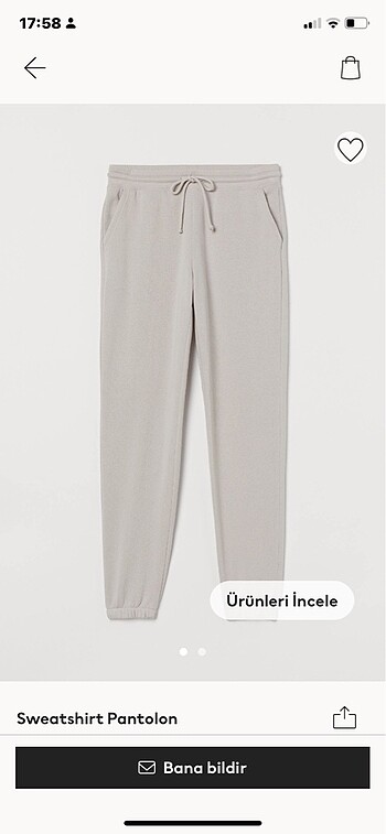H&M polar eşofman S beden (H&M marka,yeni ve etiketli)