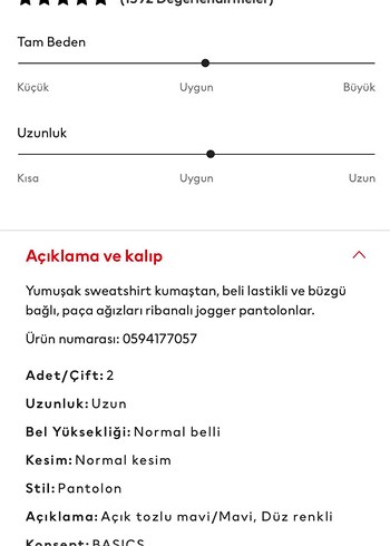 12-18 Ay Beden mavi Renk H&M 2li hafif polar eşofman 12-18 ay