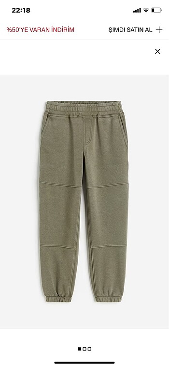 Marangoz tarzı jogger pantolon (14+ yaş için, marka H&M, yeni ve