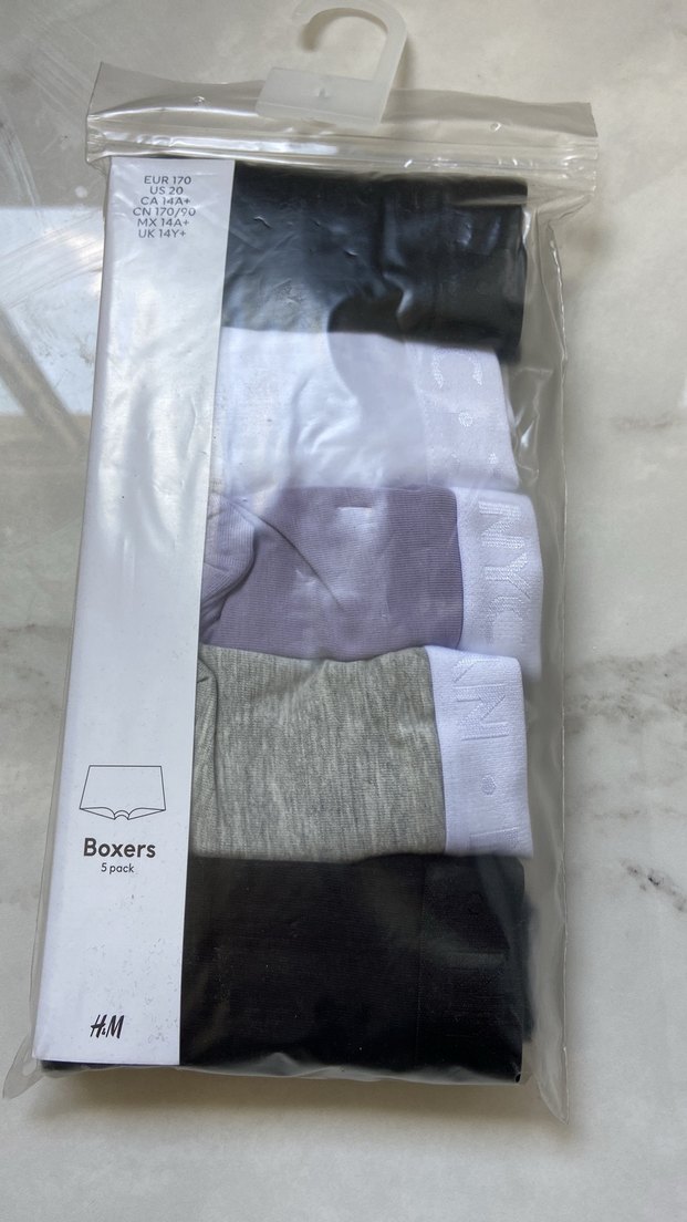 5li pamuklu kız boxer (H&M marka) - Görsel 3