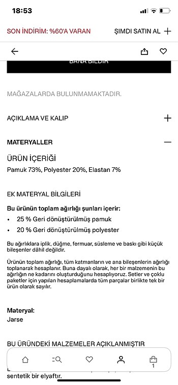 4 Yaş Beden mor Renk Kot görünümlü jarse elbise