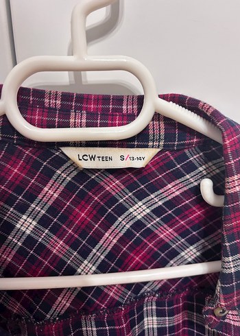 Bordo Ekose Uzun Kollu Gömlek - Görsel 2