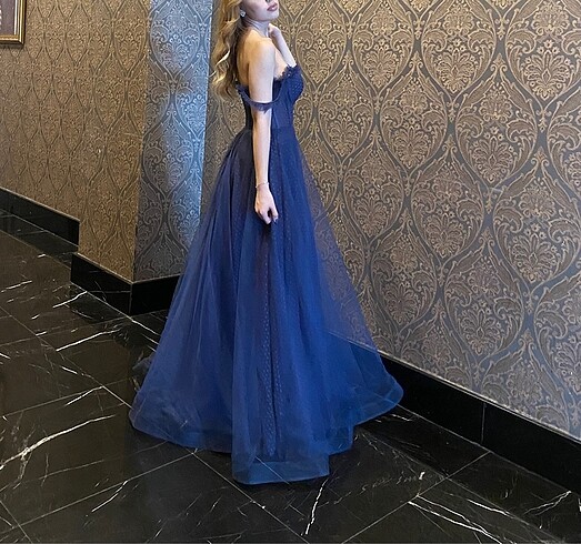 Prenses model abiye elbise