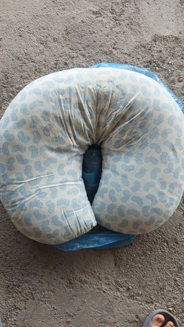 Gri Emzirme ve Hamilelik Yastığı - Görsel 2