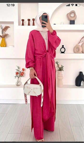 Keten kimono takım
