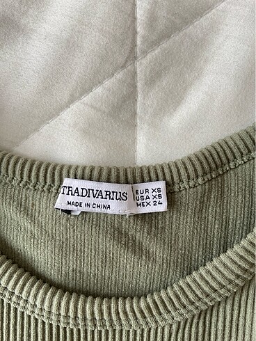 xs Beden haki Renk stradivarius üst