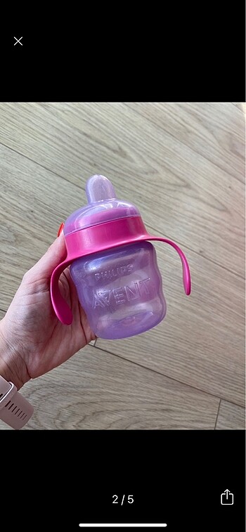  Beden pembe Renk Philips avent kız bebek alıştırma bardağı