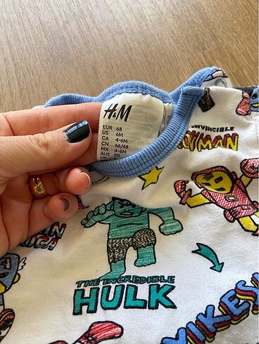 6 Ay Beden çeşitli Renk H&M erkek bebek alt üst takım