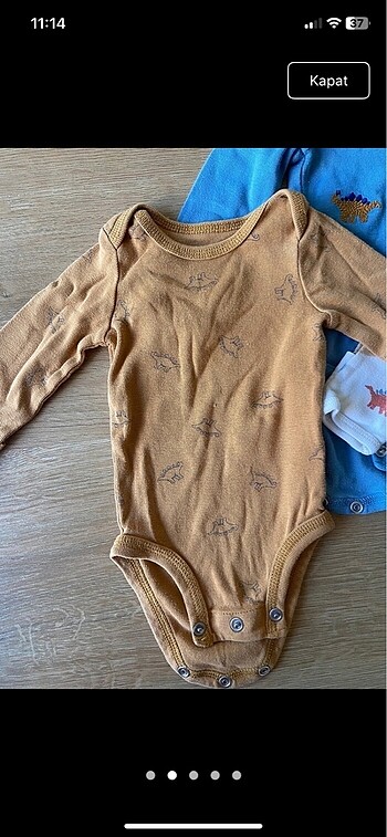 Carter's Carters erkek bebek 3lü zıbın