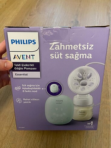 Philips avent süt sağma makinesi