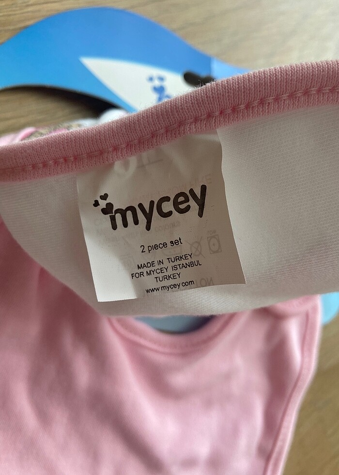 Mycey pamuk önlük 2li unicorn - Görsel 3