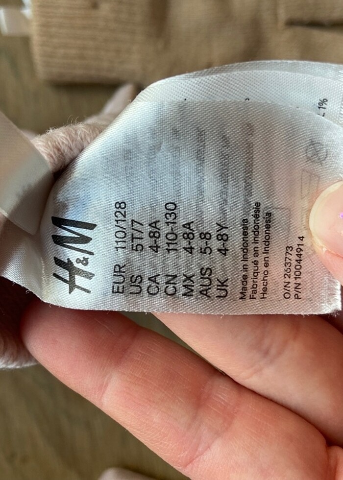 H&M 2 Li eldiven - Görsel 5