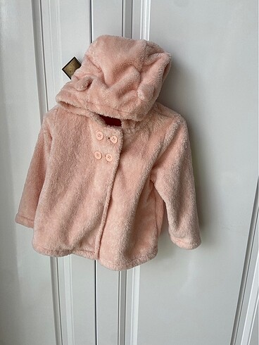 Kız bebek peluş mont