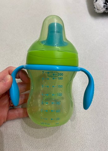 Chicco Yeşil Bebek alıştırma suluk - Görsel 2