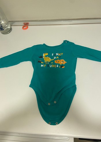 Uzun Kollu Baskılı Bebek Body çıtçıtlı 2'li - Görsel 2