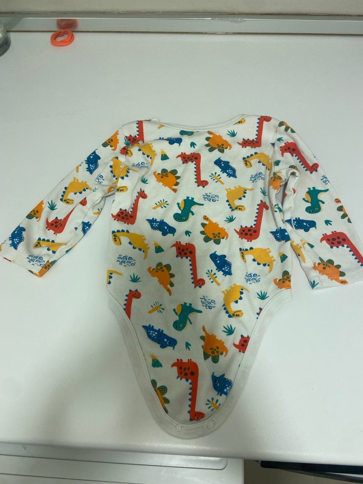 Uzun Kollu Baskılı Bebek Body çıtçıtlı 2'li - Görsel 5