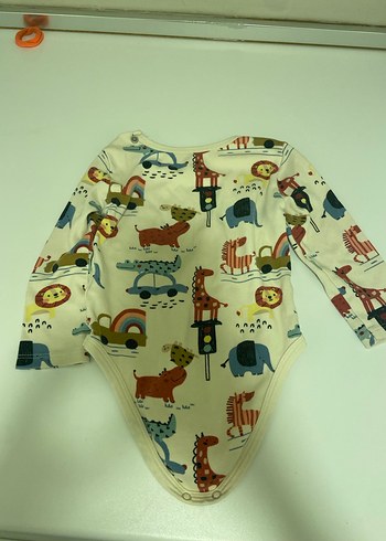 2li Uzun Kollu Baskılı Bebek çıtçıtlı body - Görsel 6