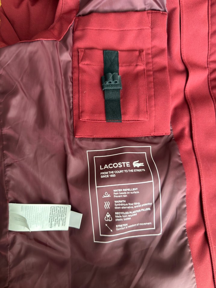 Bordo Lacoste Şişme Yelek — görsel 5/5