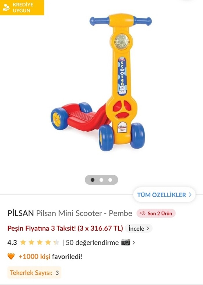 Pilsan scooter - Görsel 2