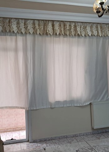 İşlemeli Parlak krem Çift Kişilik Yatak Örtüsü - Görsel 12