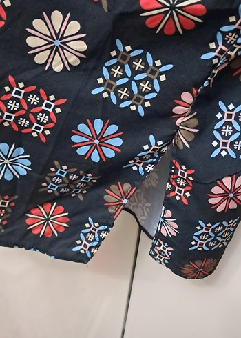 Düğmeli Çok Renkli Uzun Kollu Kadın Gömlek xl bdn - Görsel 10