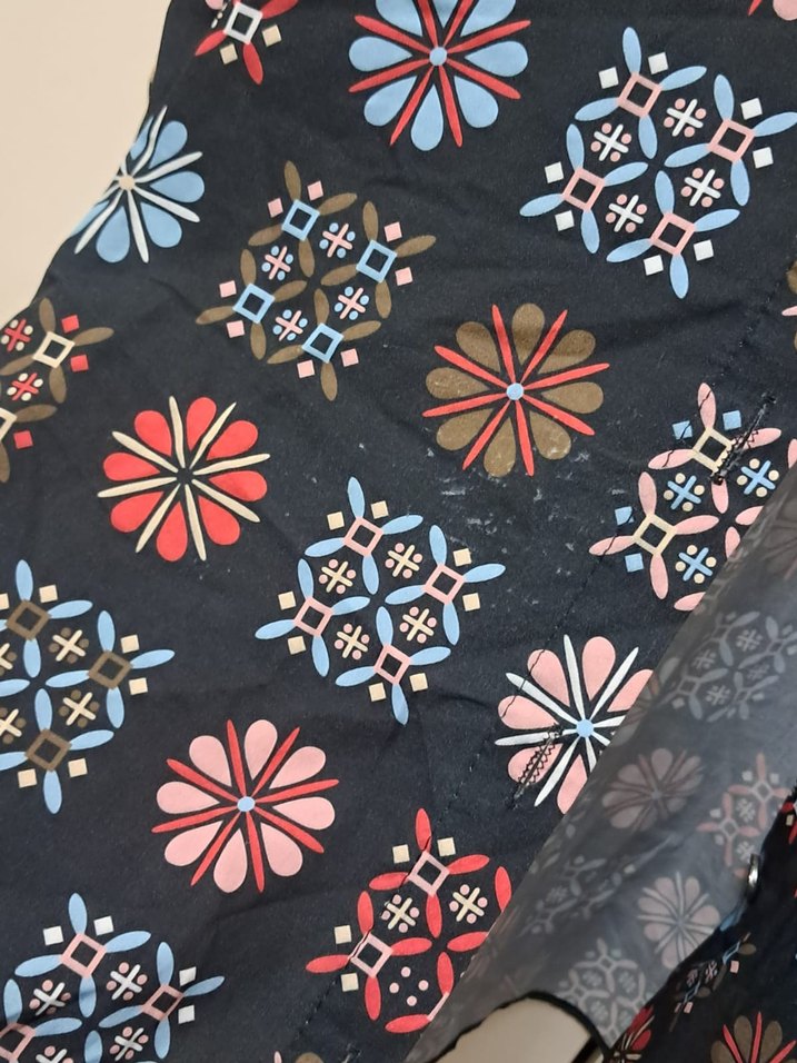 Düğmeli Çok Renkli Uzun Kollu Kadın Gömlek xl bdn - Görsel 5