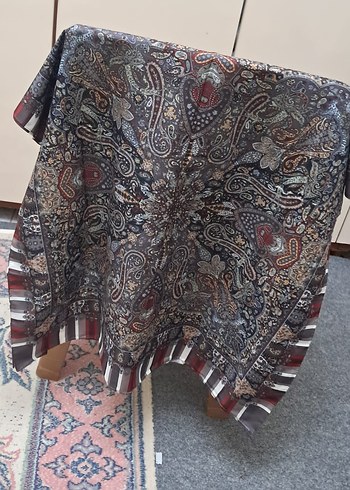 Bohem Çok Renkli Kadın Şal - Görsel 4