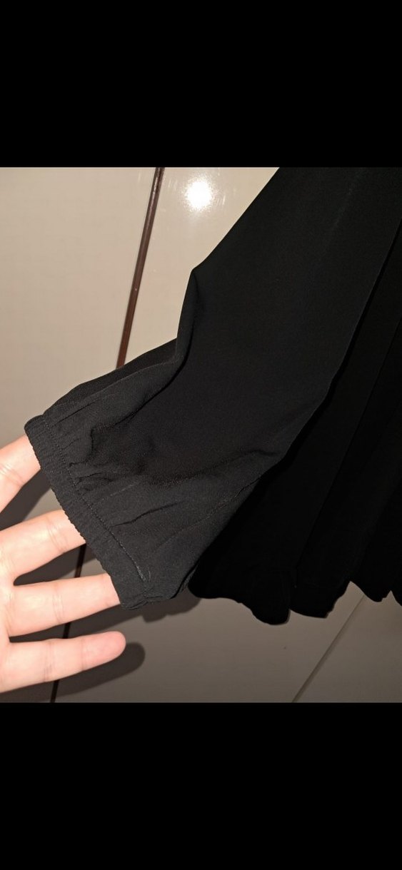 Siyah Mini Uzun Kollu Sokak Stili Takım - Görsel 4