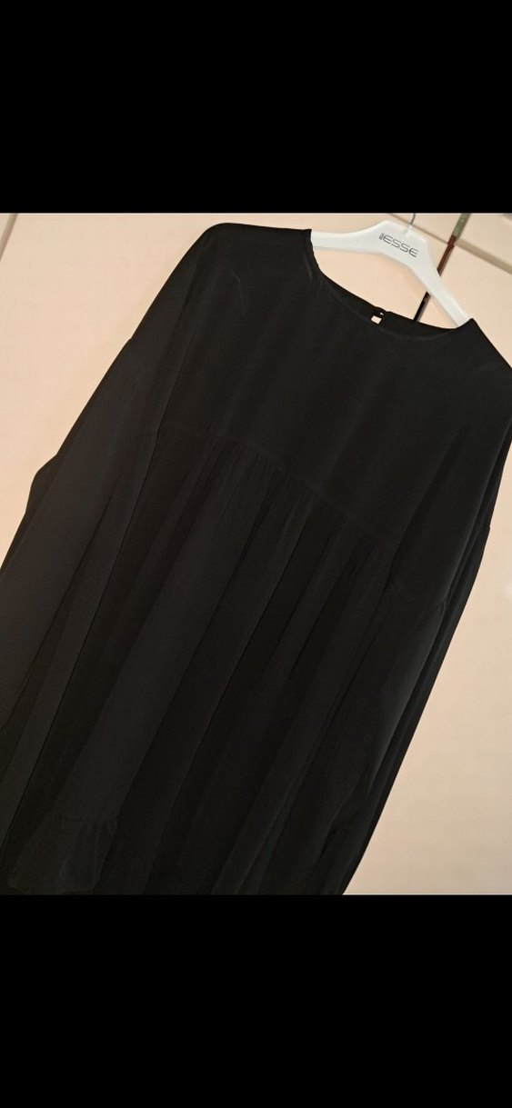 Siyah Mini Uzun Kollu Sokak Stili Takım - Görsel 3