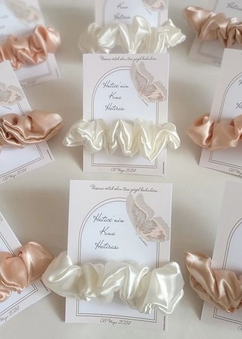 İnci Detaylı Pembe Saten Toka - Görsel 4