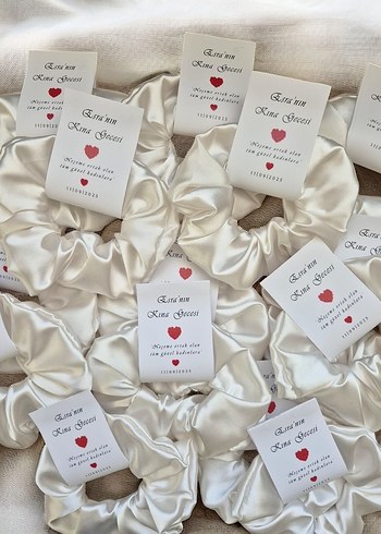 İnci Detaylı Pembe Saten Toka - Görsel 7