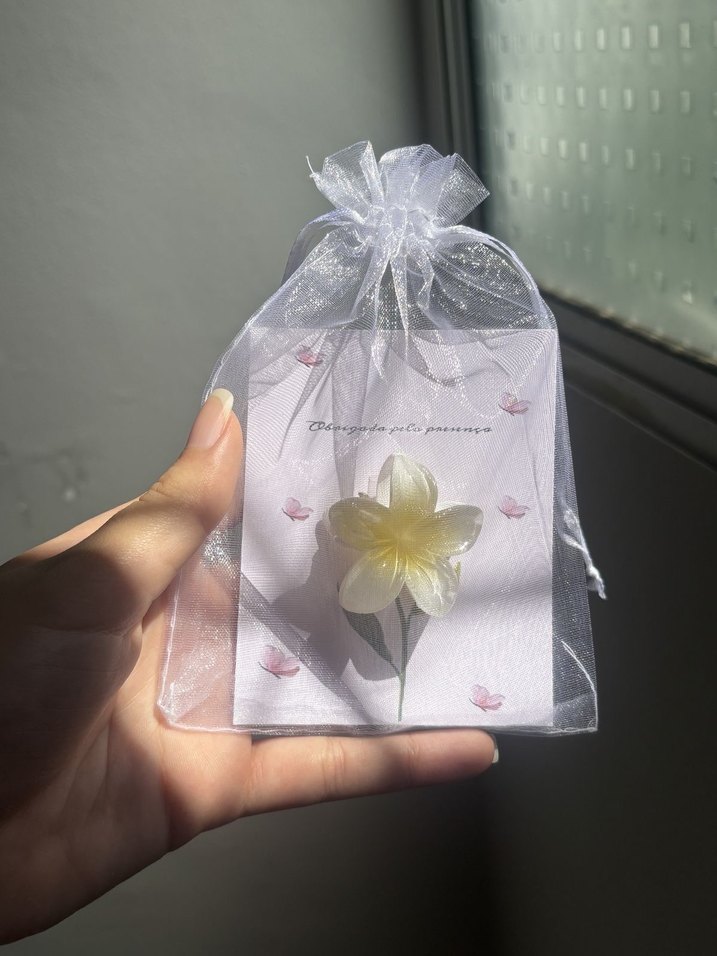 Pastel Renkli lotus Çiçekli toka Hediyeleri - Görsel 3